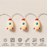 Veilleuse guirlande lumineuse fusée Les Petites Loupiotes