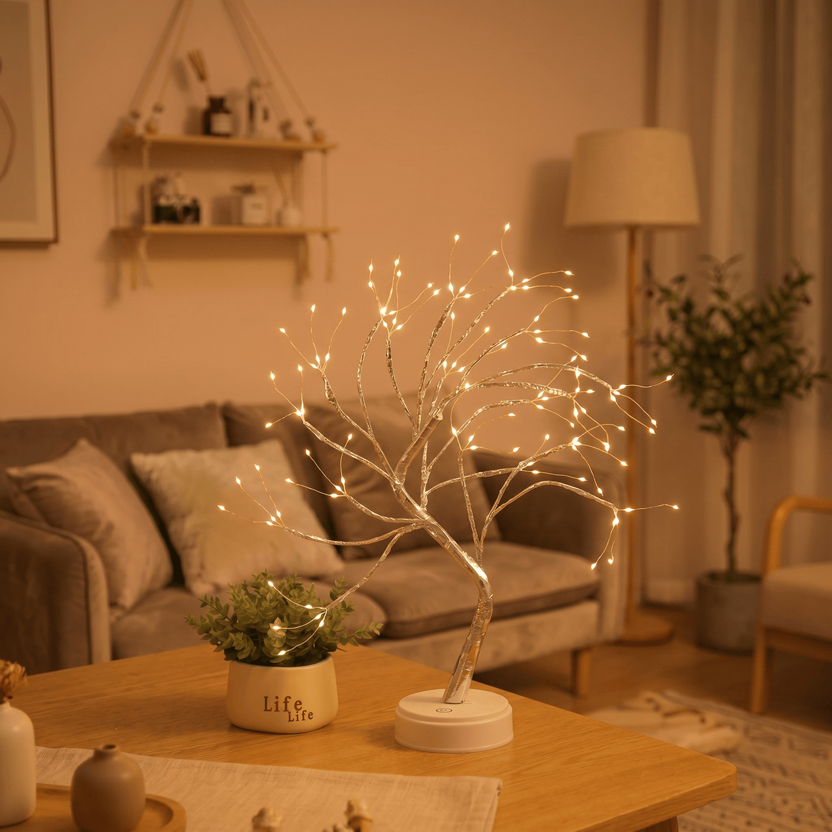 Veilleuse lampe branche lumineuse rechargeable LED Les Petites Loupiotes