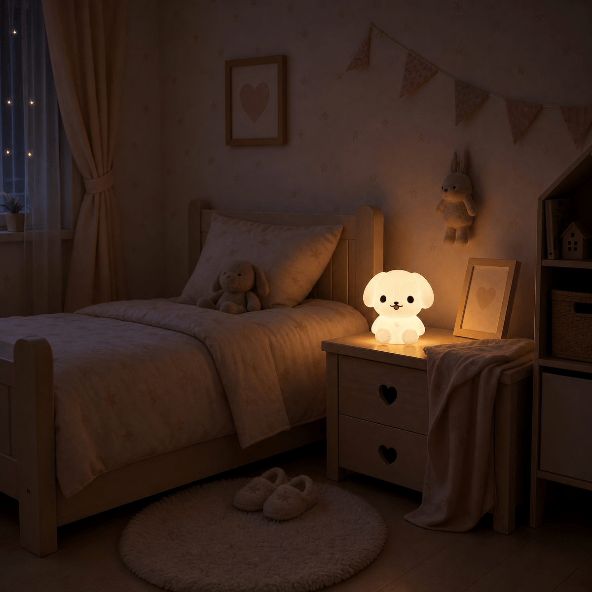 Veilleuse lampe chien rechargeable LED Les Petites Loupiotes