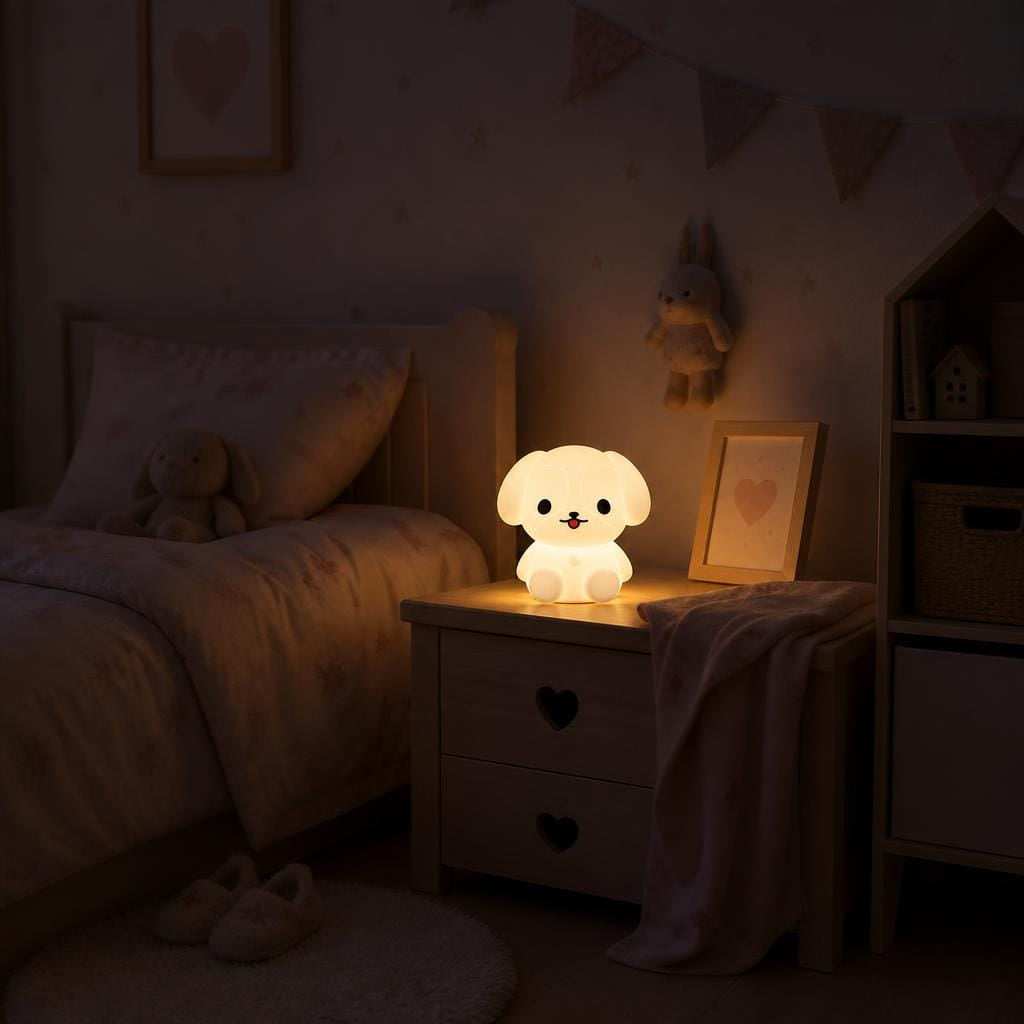 Veilleuse lampe chien rechargeable LED Les Petites Loupiotes