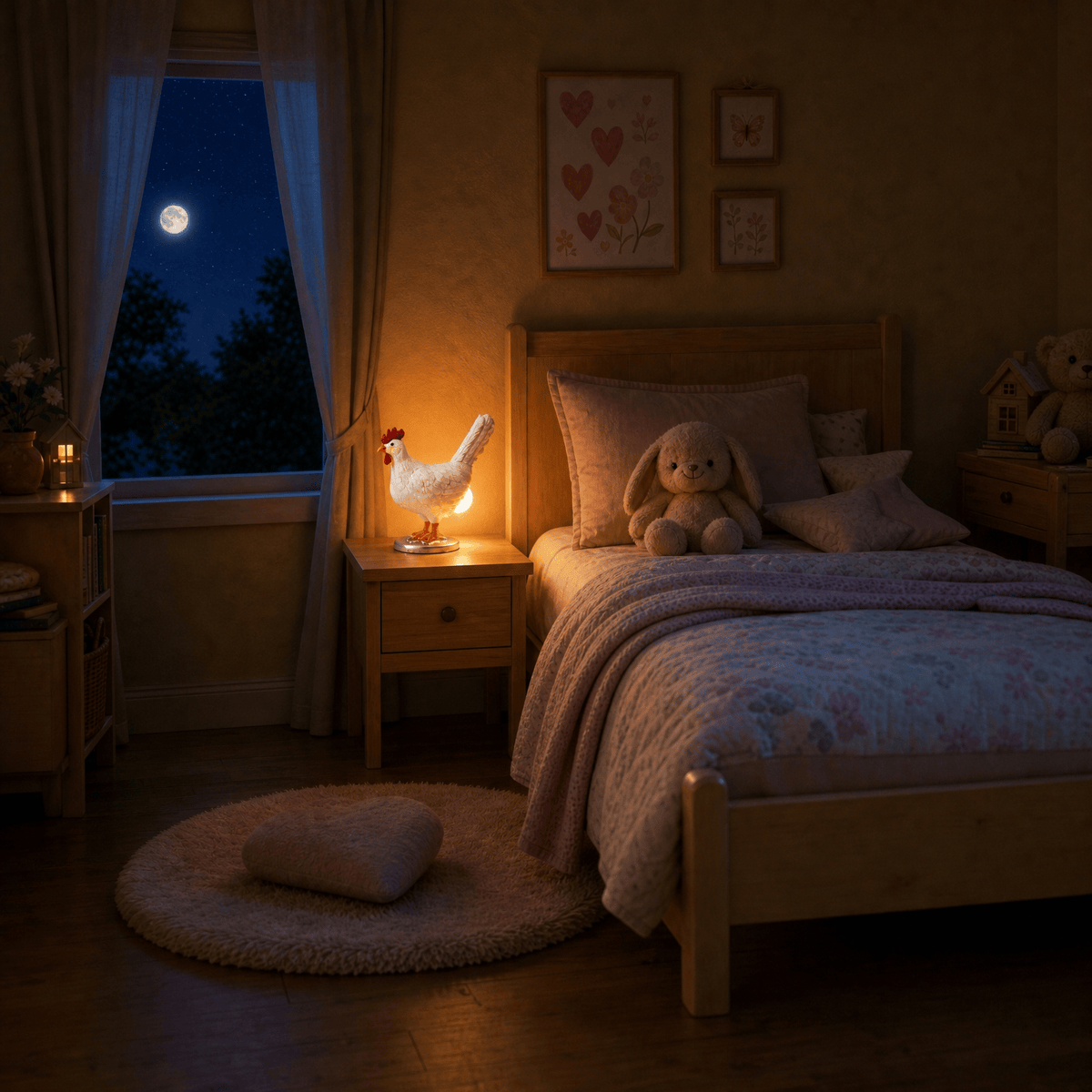 Veilleuse lampe poule LED Les Petites Loupiotes
