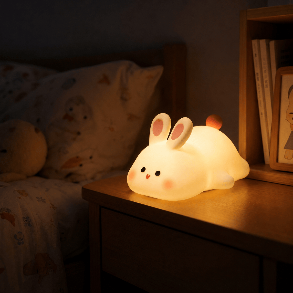 Veilleuse lapin pour enfant rechargeable Les Petites Loupiotes