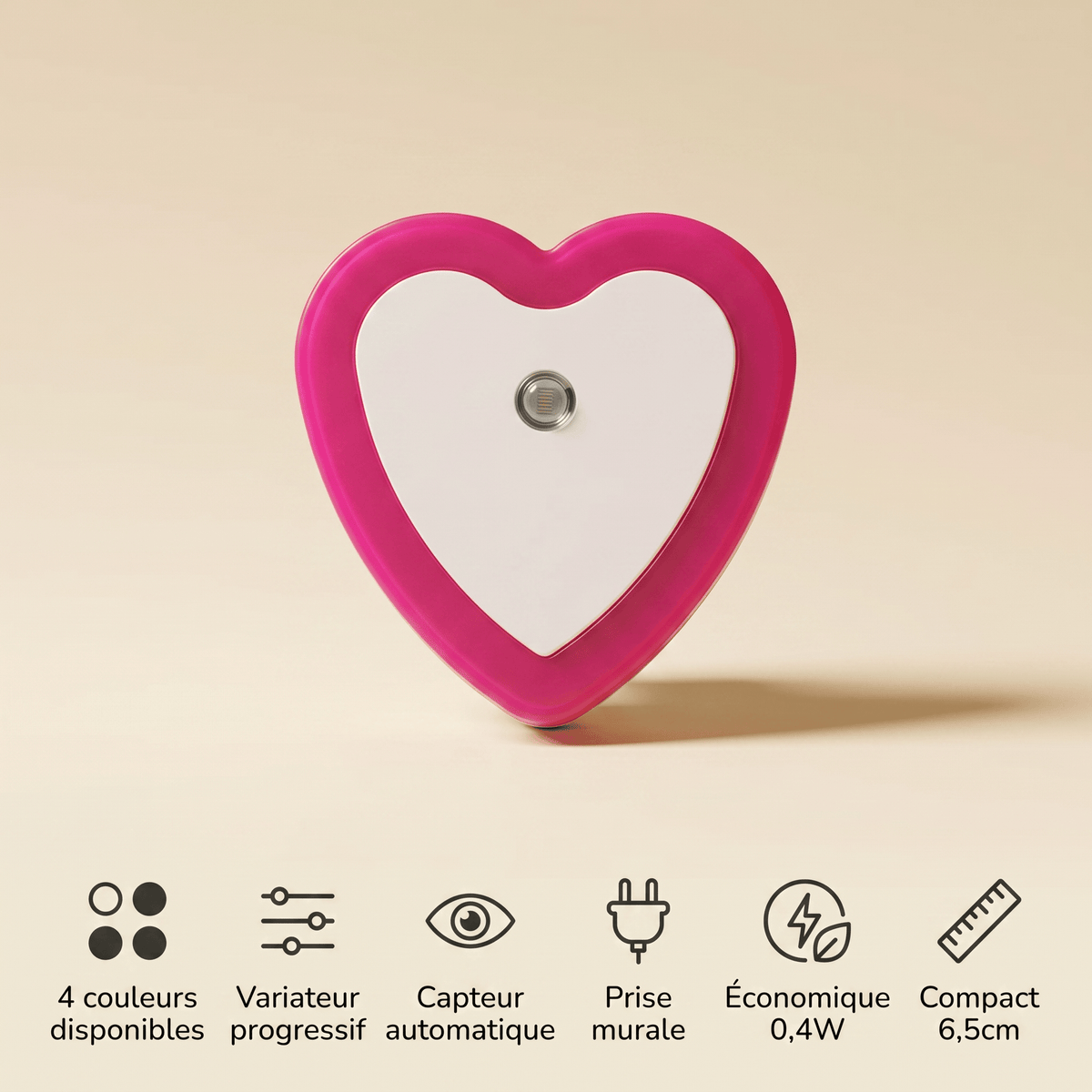 Veilleuse LED Cœur Les Petites Loupiotes