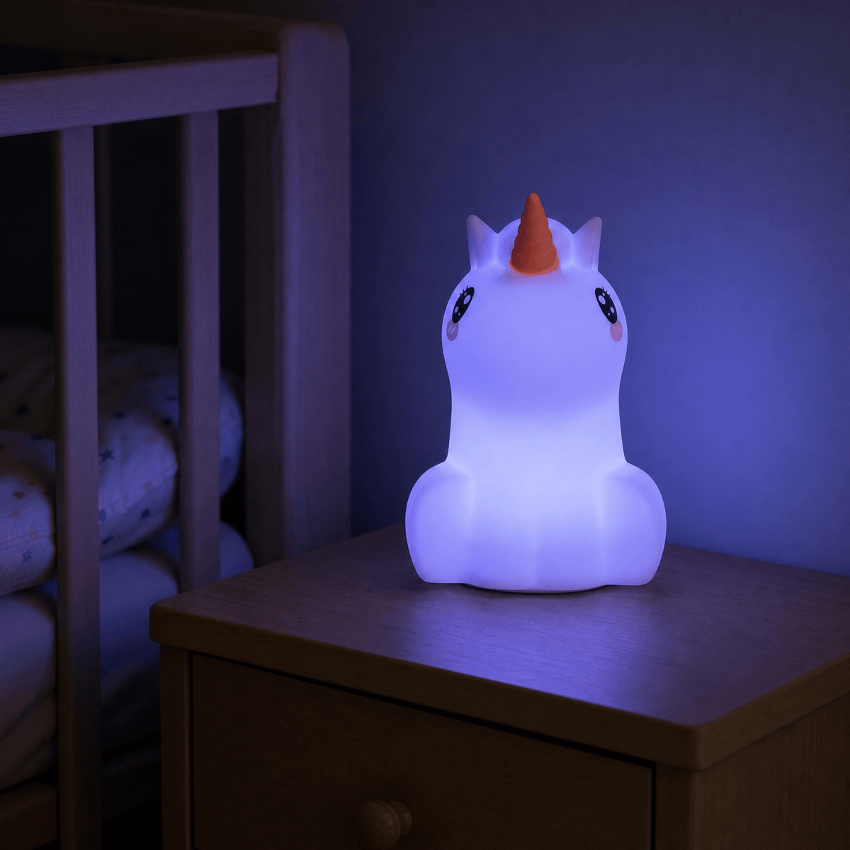 Veilleuse licorne RGB rechargeable LED Les Petites Loupiotes