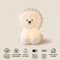 Veilleuse lion enfant rechargeable LED Les Petites Loupiotes