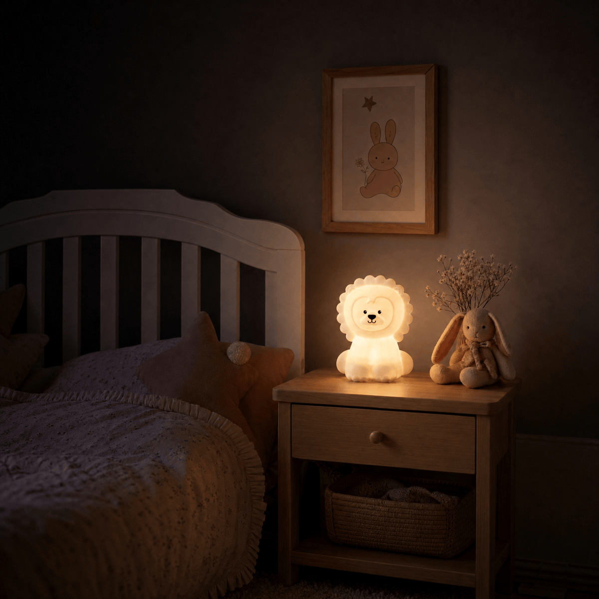 Veilleuse lion enfant rechargeable LED Les Petites Loupiotes