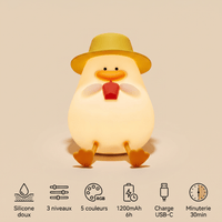 Veilleuse lumineuse canard rechargeable LED Les Petites Loupiotes