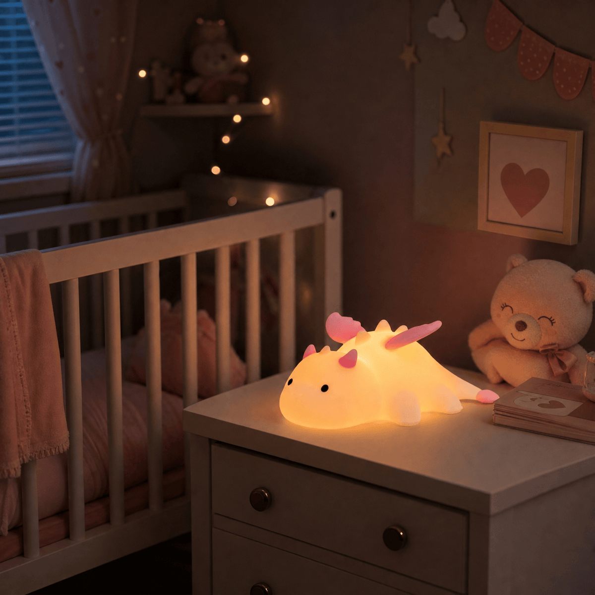 Veilleuse lumineuse dinosaure LED Les Petites Loupiotes