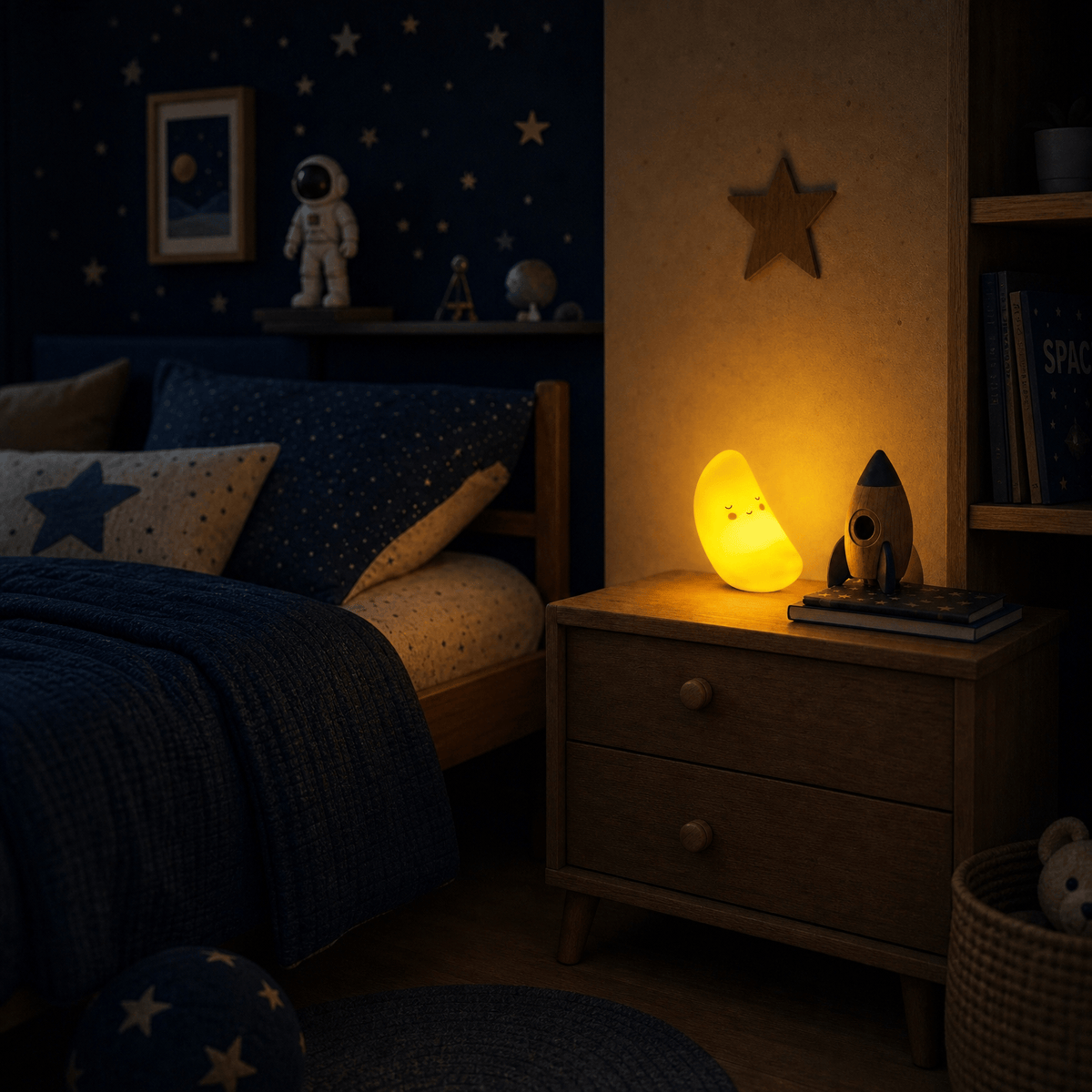 Veilleuse lune bébé LED Les Petites Loupiotes
