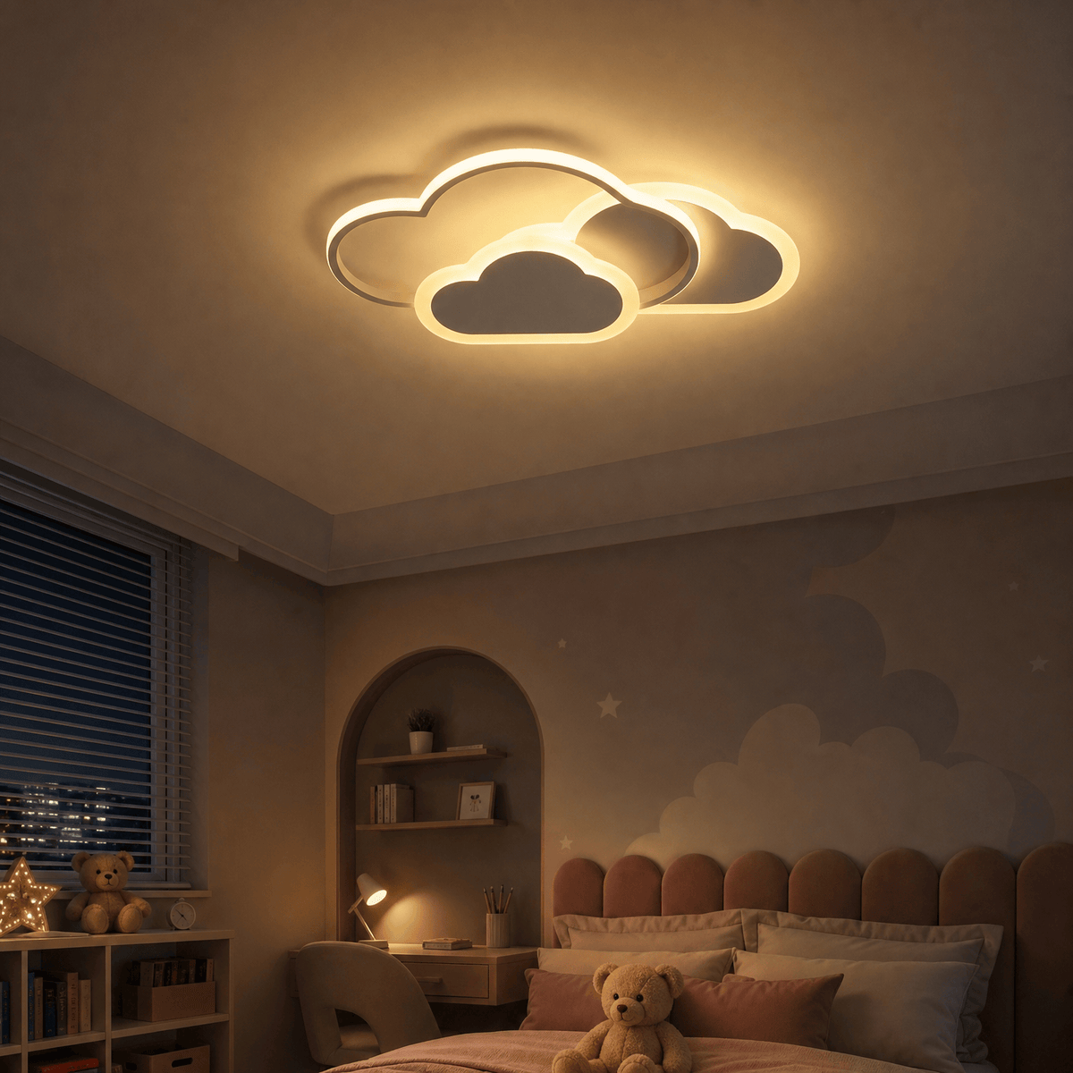Veilleuse lustre chambre enfant LED Les Petites Loupiotes
