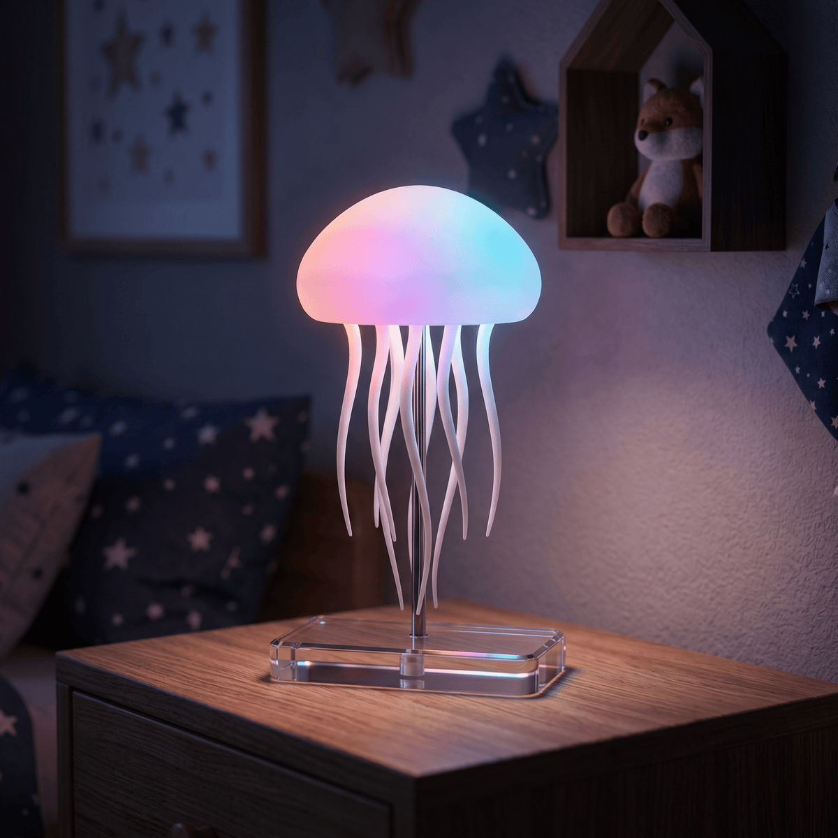 Veilleuse méduse flottante rechargeable Les Petites Loupiotes