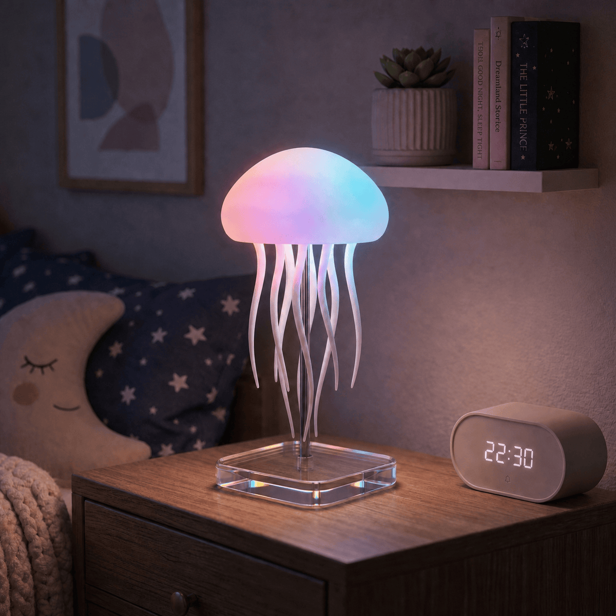 Veilleuse méduse tactile rechargeable LED Les Petites Loupiotes