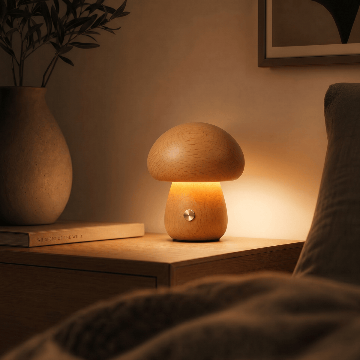 Veilleuse mini champignon rechargeable LED Les Petites Loupiotes