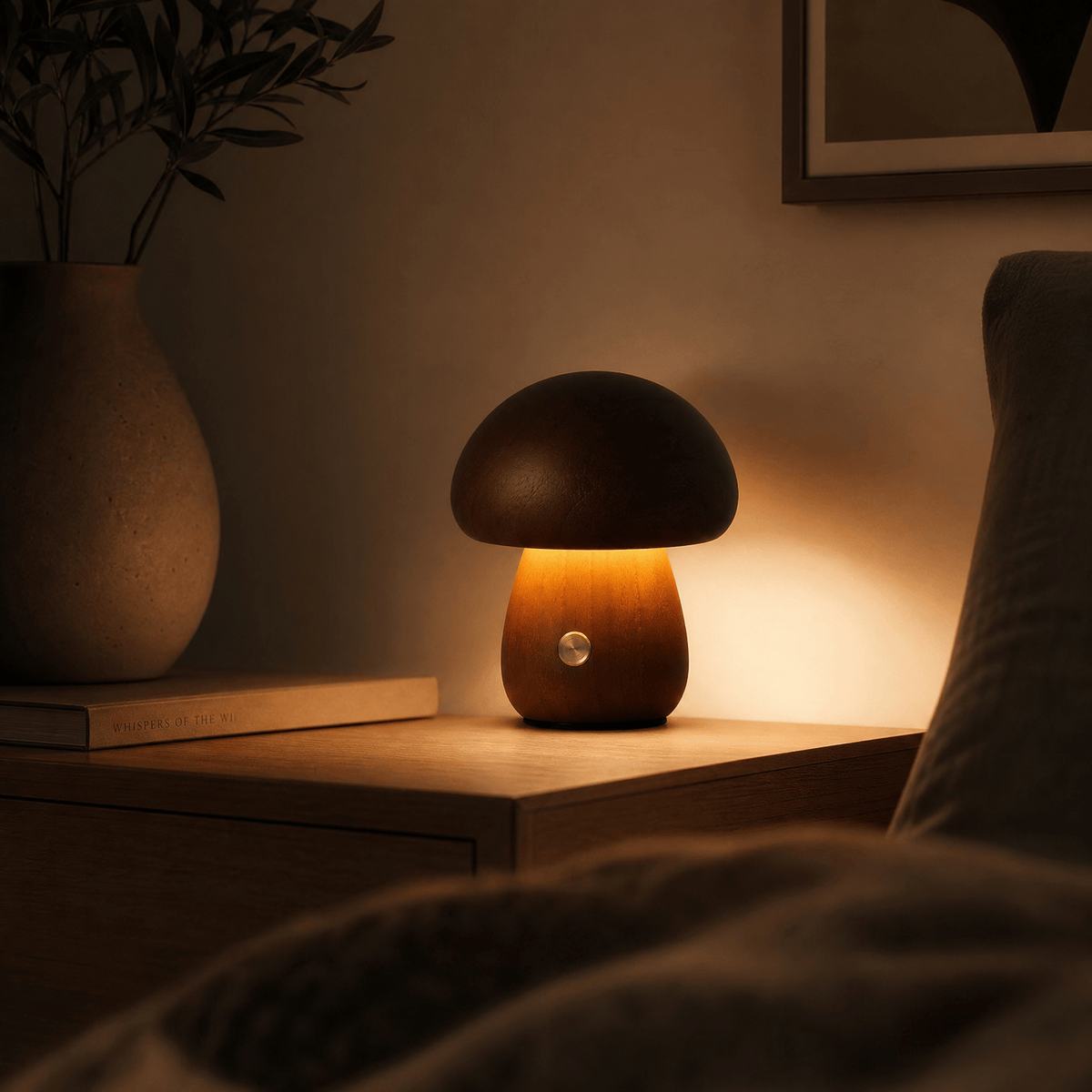 Veilleuse mini champignon rechargeable LED Les Petites Loupiotes