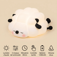 Veilleuse mouton lumineux rechargeable LED Les Petites Loupiotes