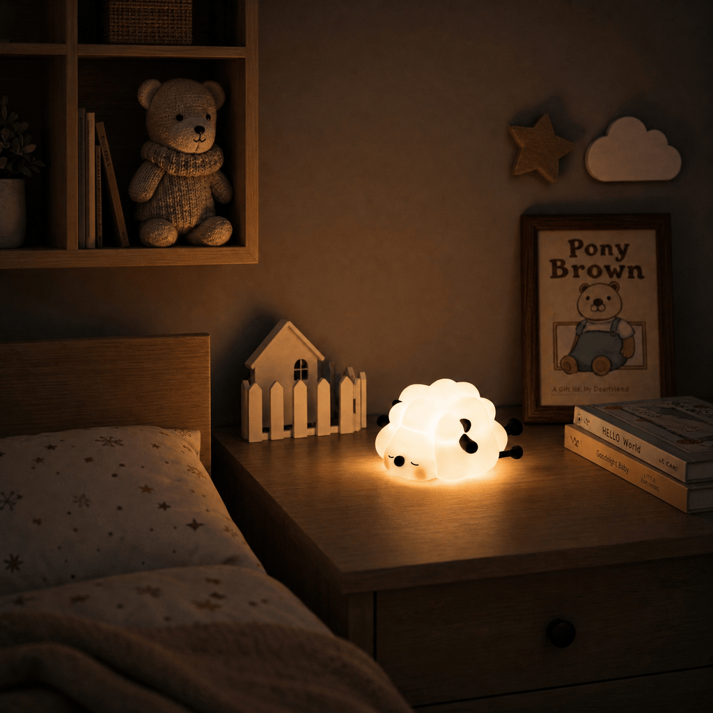 Veilleuse mouton lumineux rechargeable LED Les Petites Loupiotes