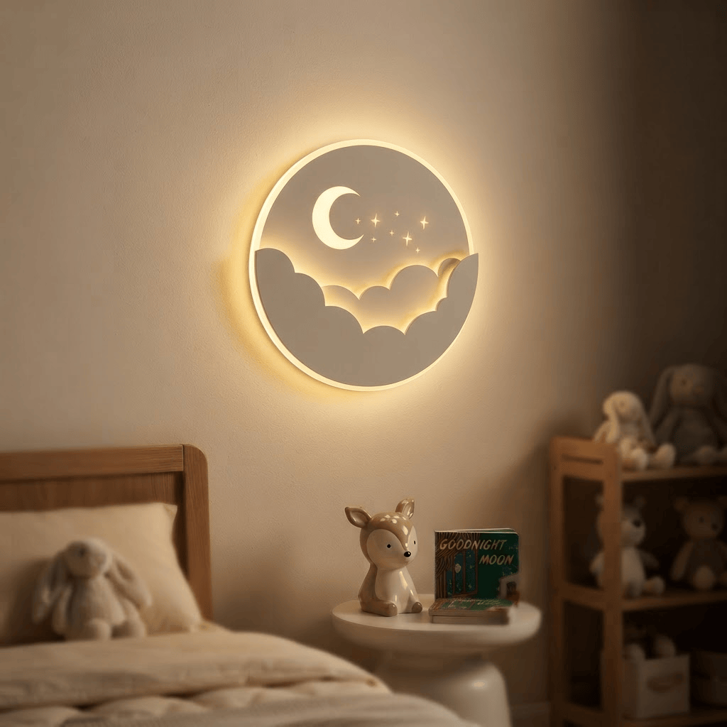 Veilleuse murale lune LED Les Petites Loupiotes