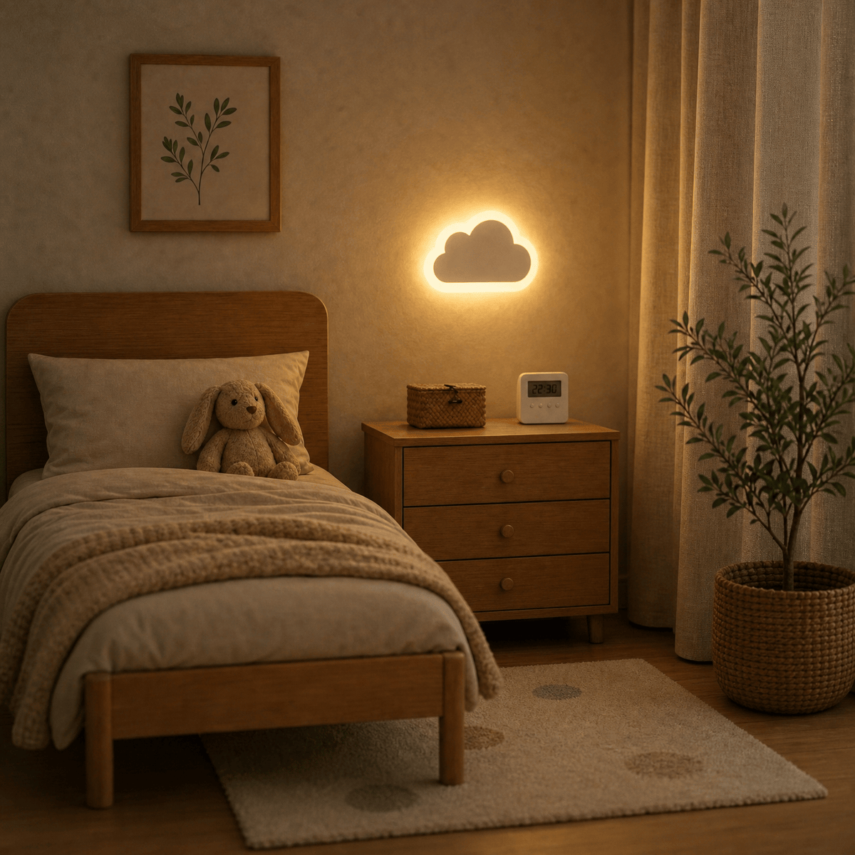 Veilleuse murale nuage LED Les Petites Loupiotes