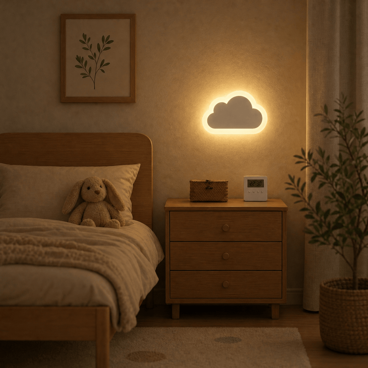 Veilleuse murale nuage LED Les Petites Loupiotes