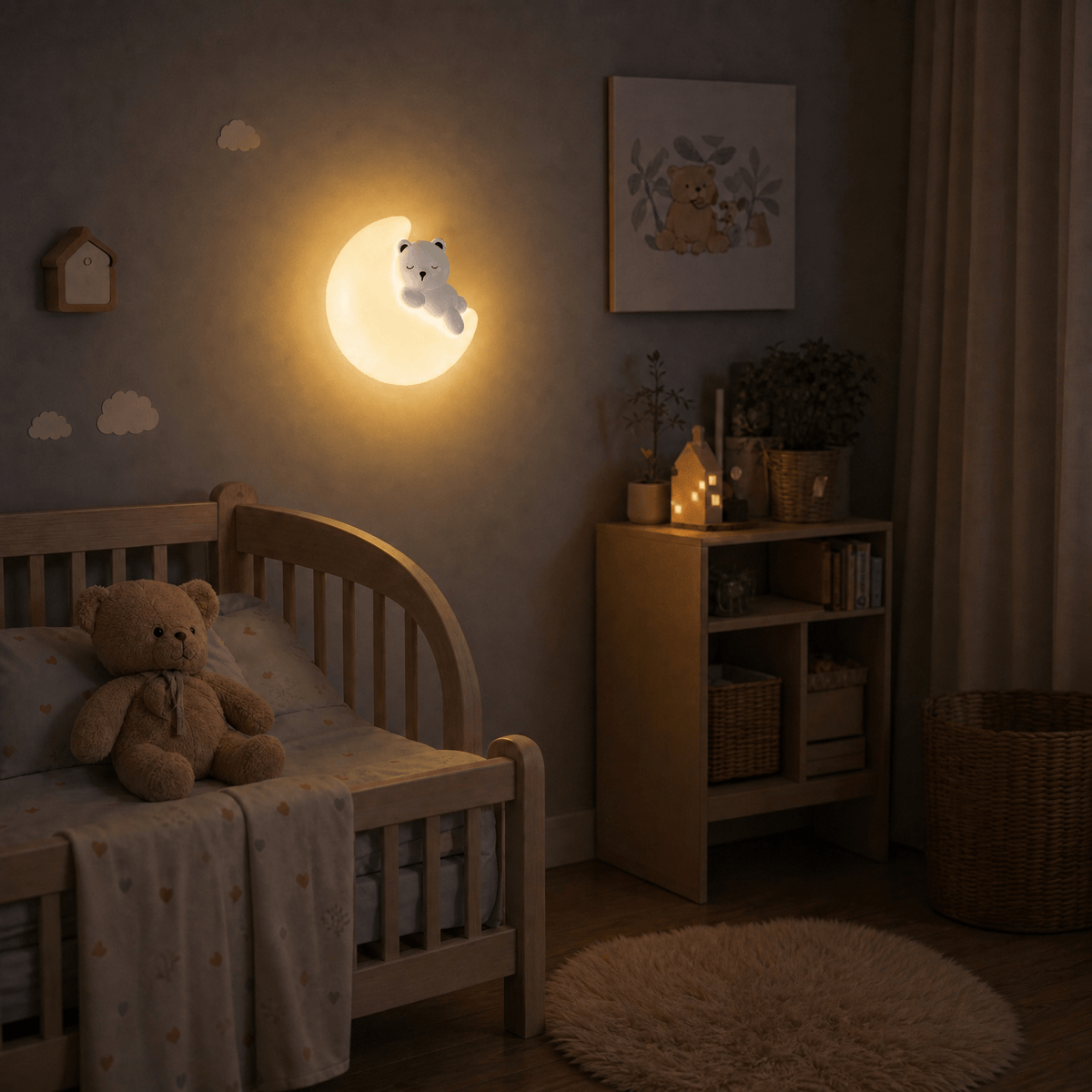 Veilleuse murale ours LED Les Petites Loupiotes