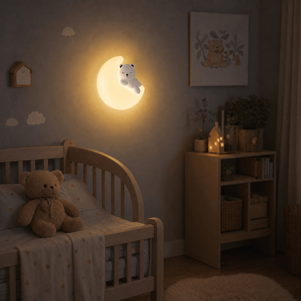 Veilleuse murale ours LED Les Petites Loupiotes