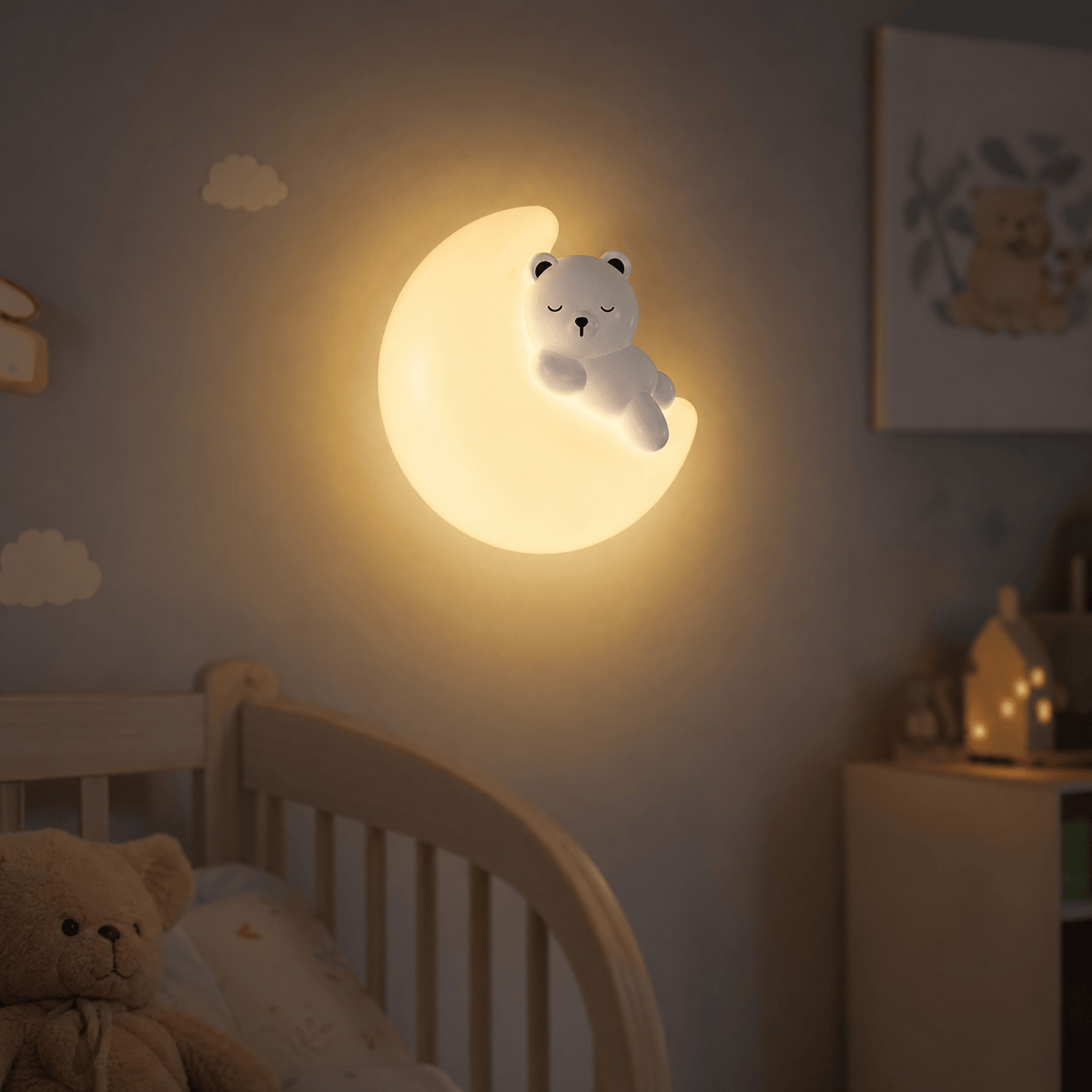 Veilleuse murale ours LED Les Petites Loupiotes