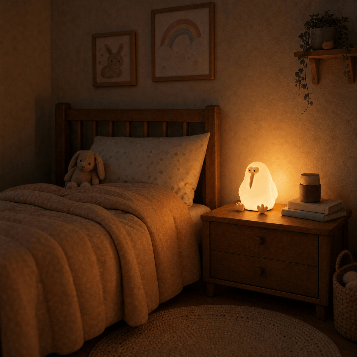 Veilleuse oiseau kiwi LED Les Petites Loupiotes