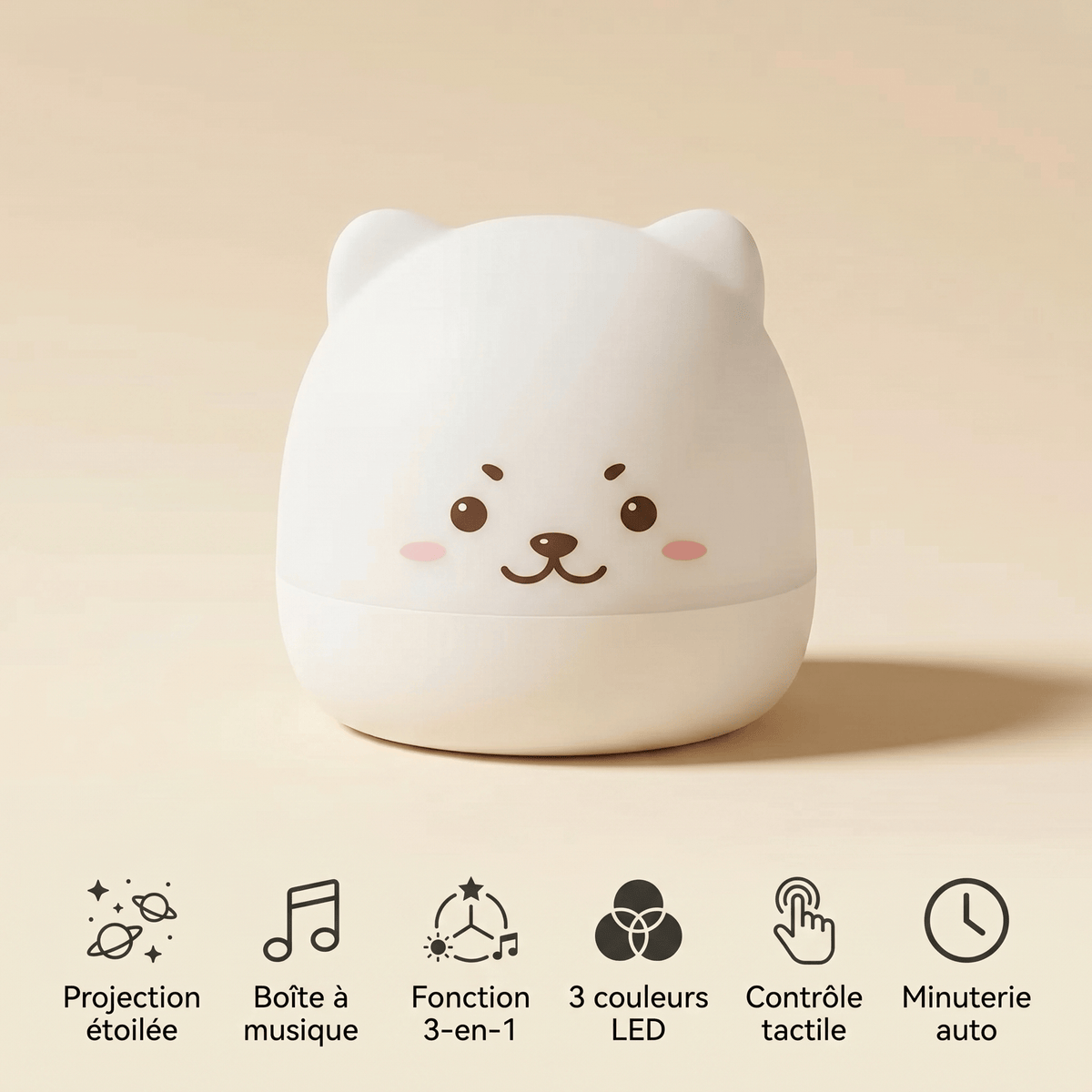 Veilleuse ours projecteur Les Petites Loupiotes