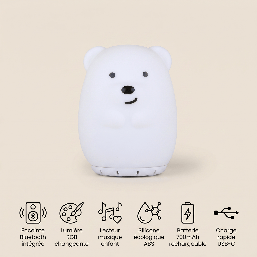 Veilleuse ours rechargeable LED Les Petites Loupiotes