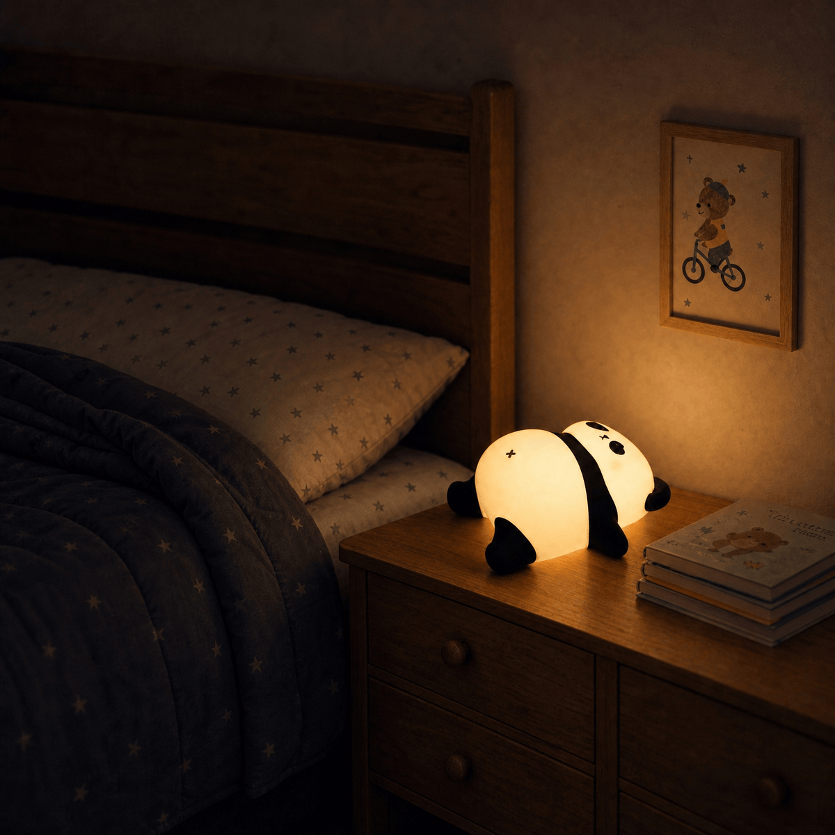 Veilleuse panda lumineux rechargeable LED Les Petites Loupiotes
