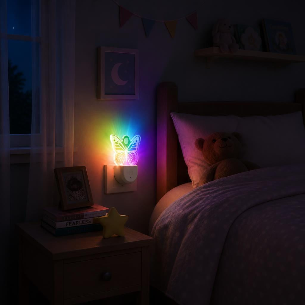 Veilleuse papillon bébé LED Les Petites Loupiotes