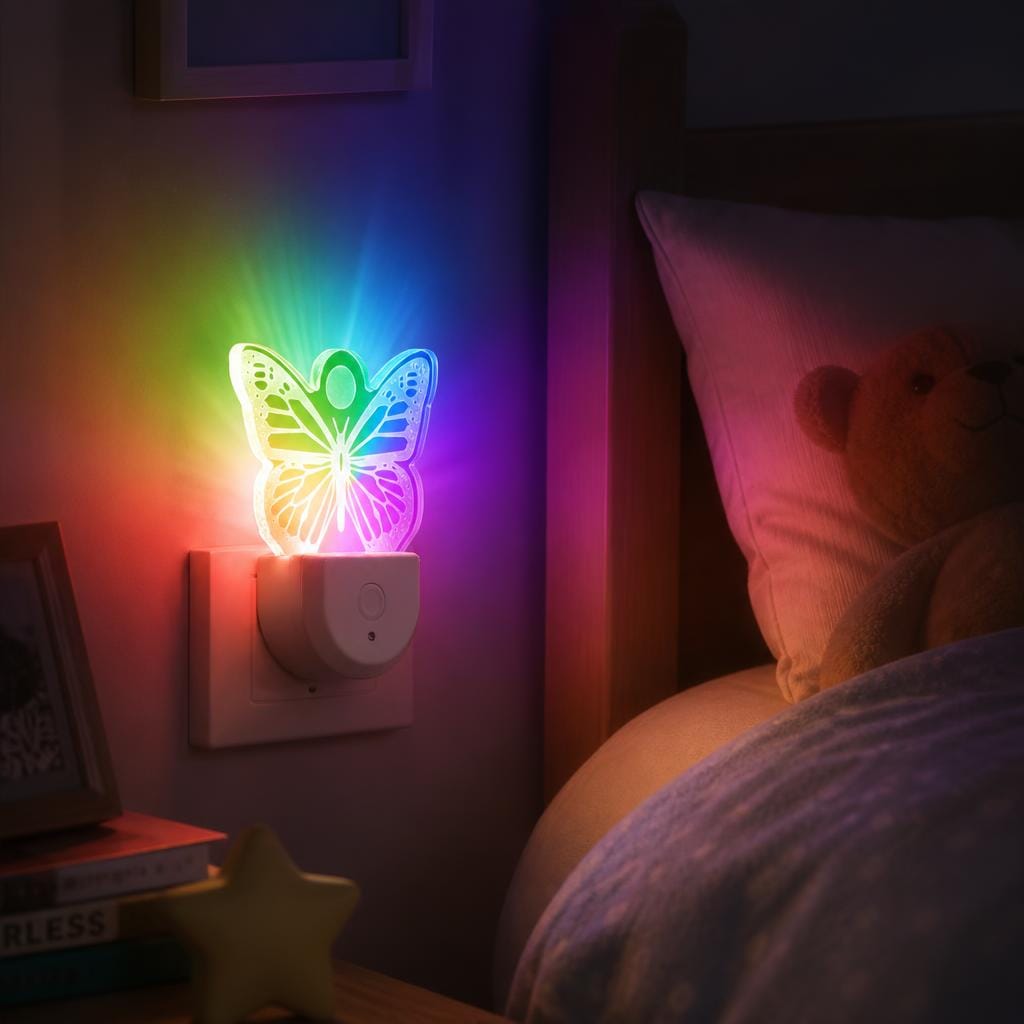 Veilleuse papillon bébé LED Les Petites Loupiotes