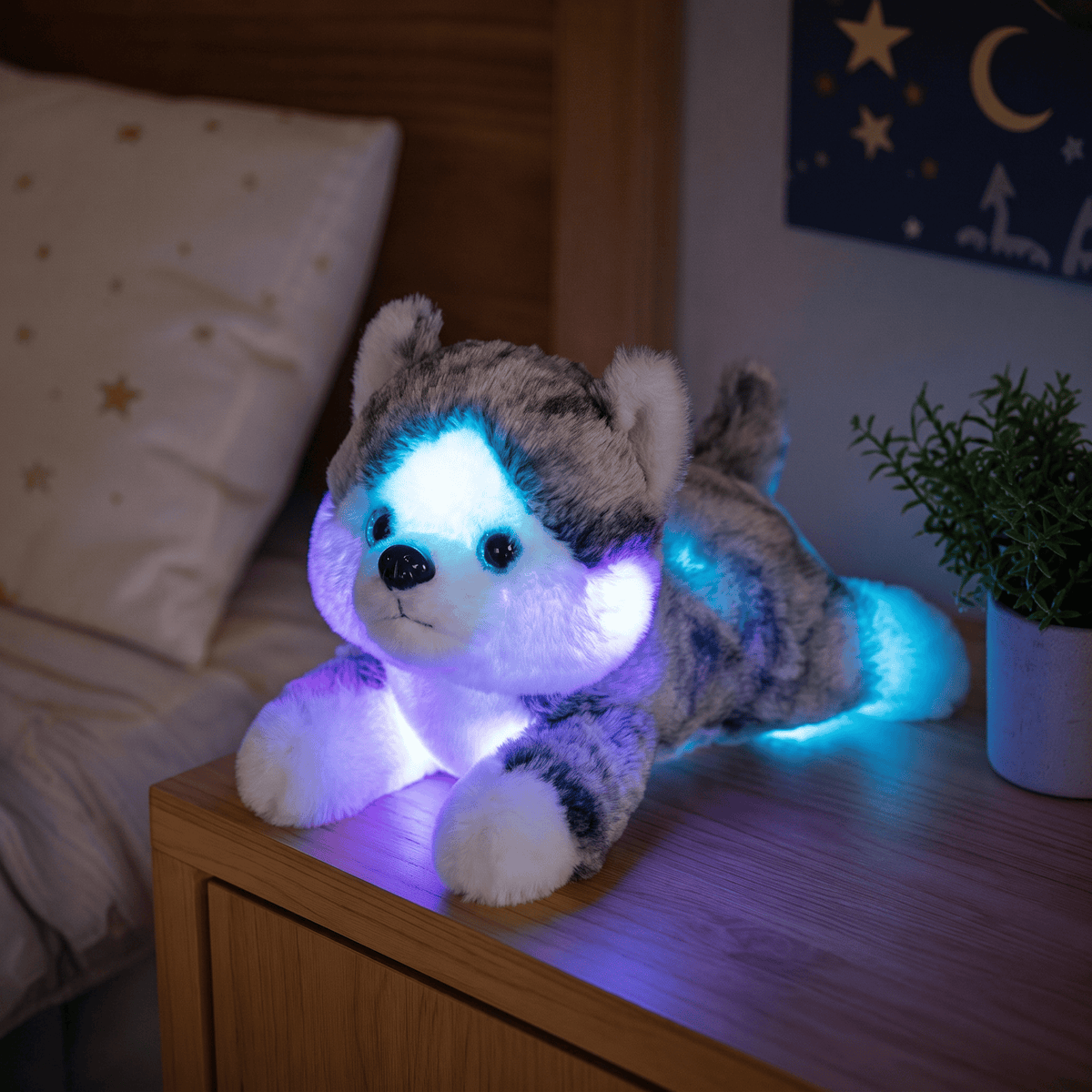 Veilleuse peluche lumineuse chien Les Petites Loupiotes