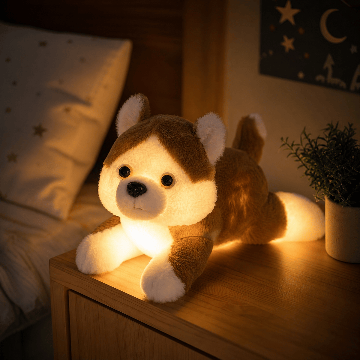 Veilleuse peluche lumineuse chien Les Petites Loupiotes