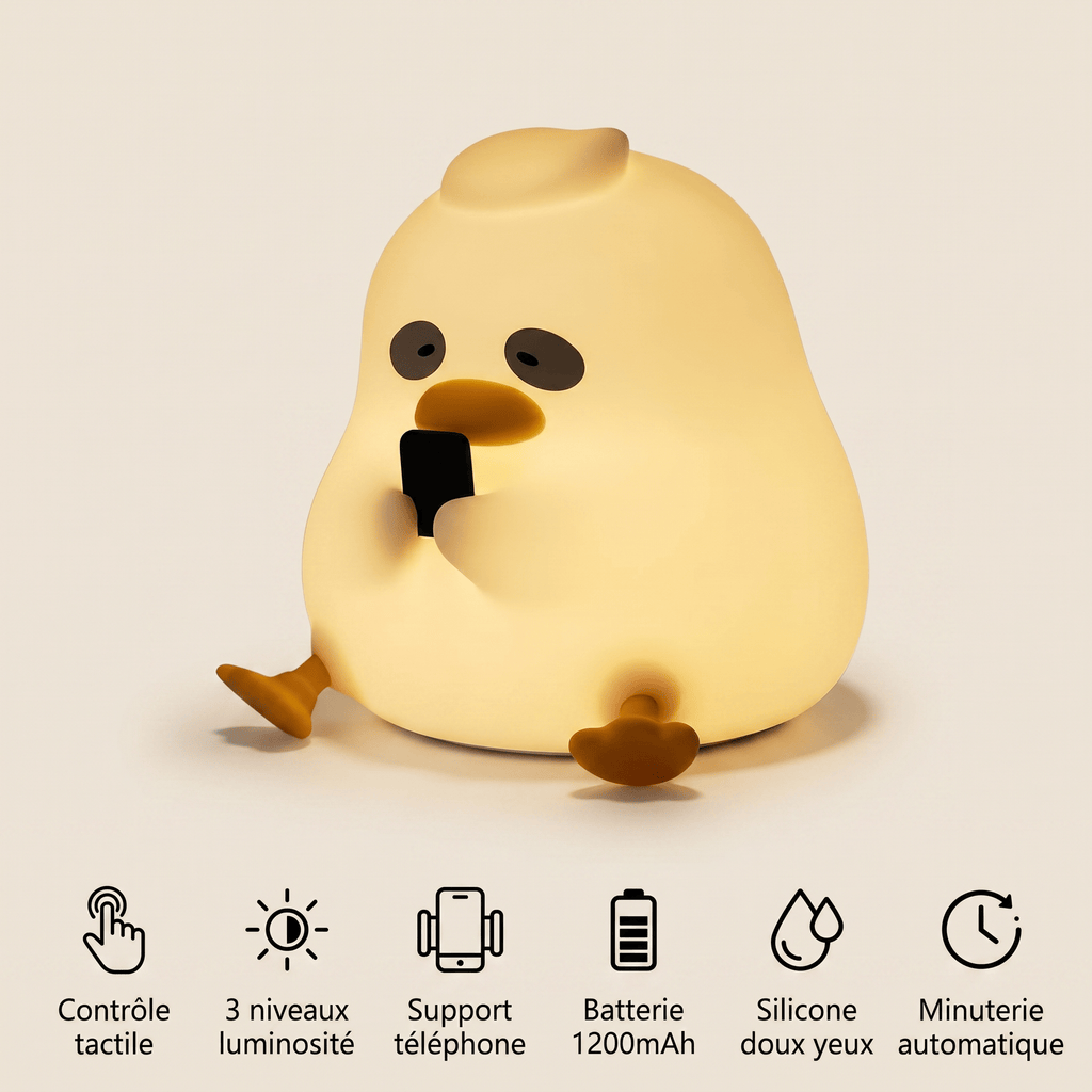 Veilleuse petit canard rechargeable Les Petites Loupiotes