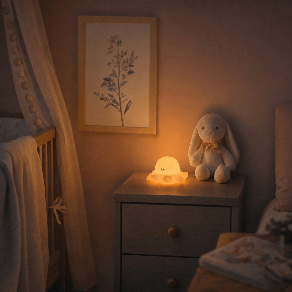 Veilleuse pieuvre lumineuse rechargeable LED Les Petites Loupiotes
