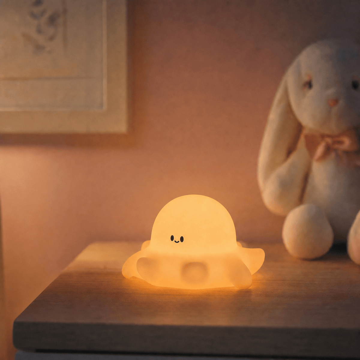 Veilleuse pieuvre lumineuse rechargeable LED Les Petites Loupiotes