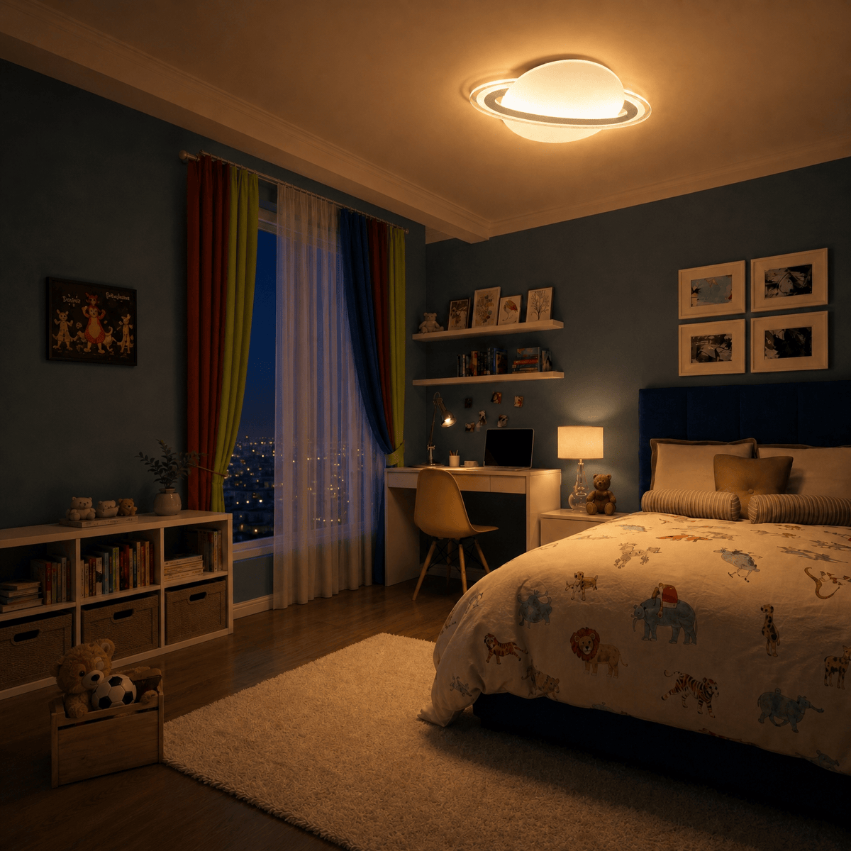Veilleuse plafond planète LED Les Petites Loupiotes