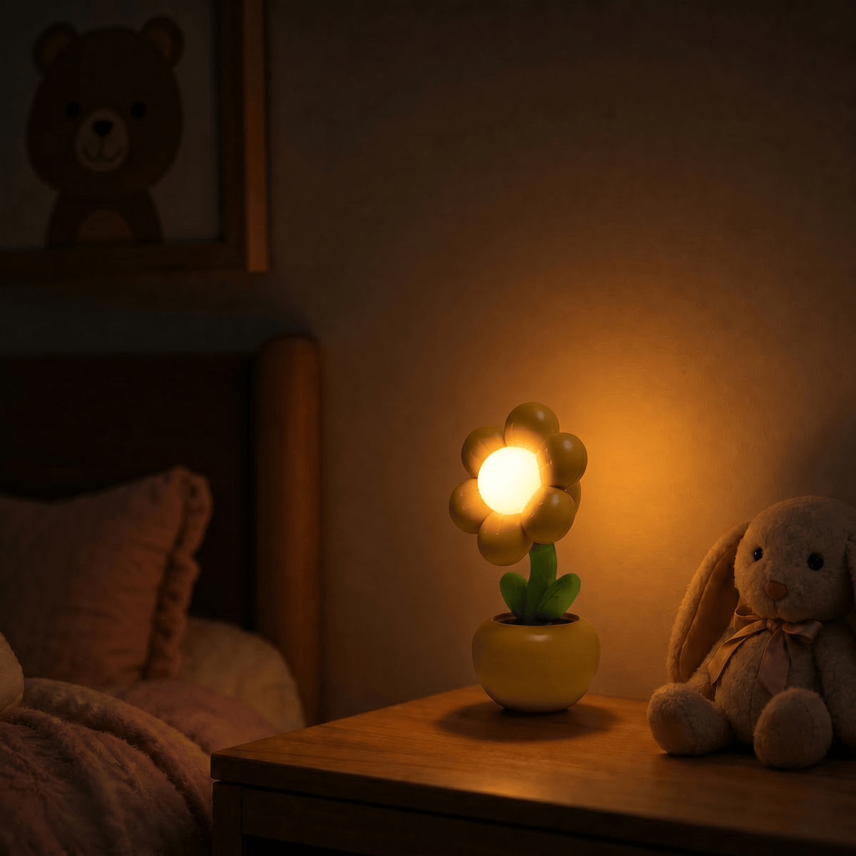 Veilleuse pot de fleur LED Les Petites Loupiotes