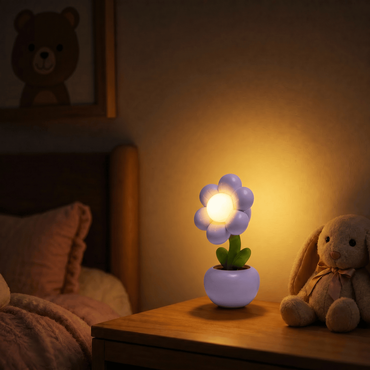 Veilleuse pot de fleur LED Les Petites Loupiotes