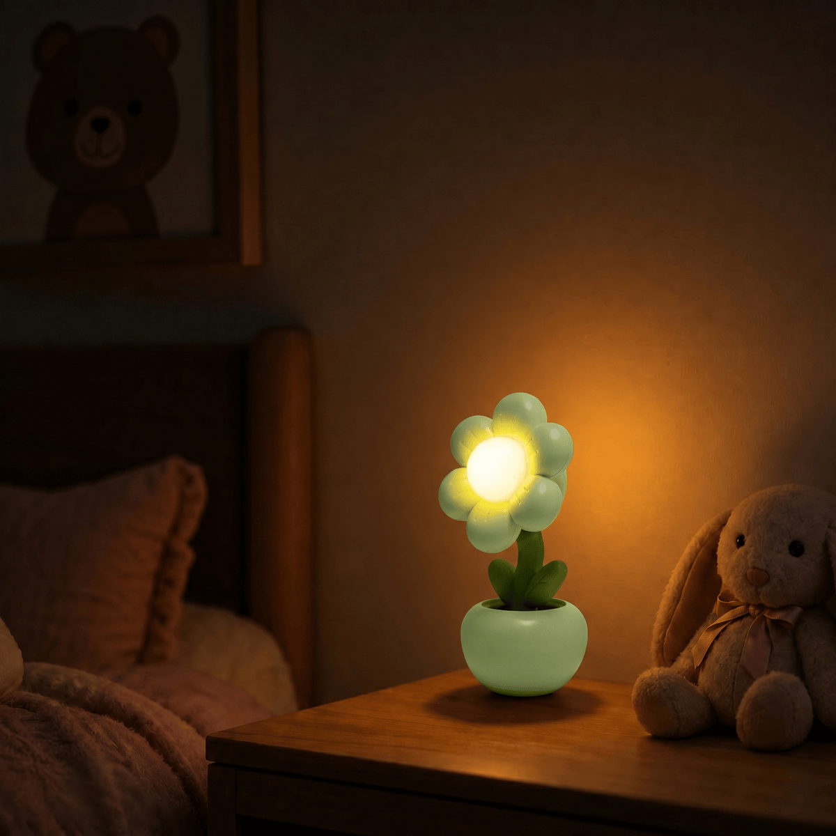 Veilleuse pot de fleur LED Les Petites Loupiotes