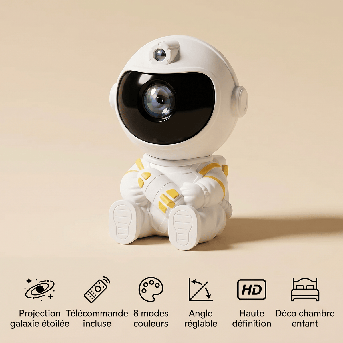 Veilleuse projecteur astronaute LED Les Petites Loupiotes