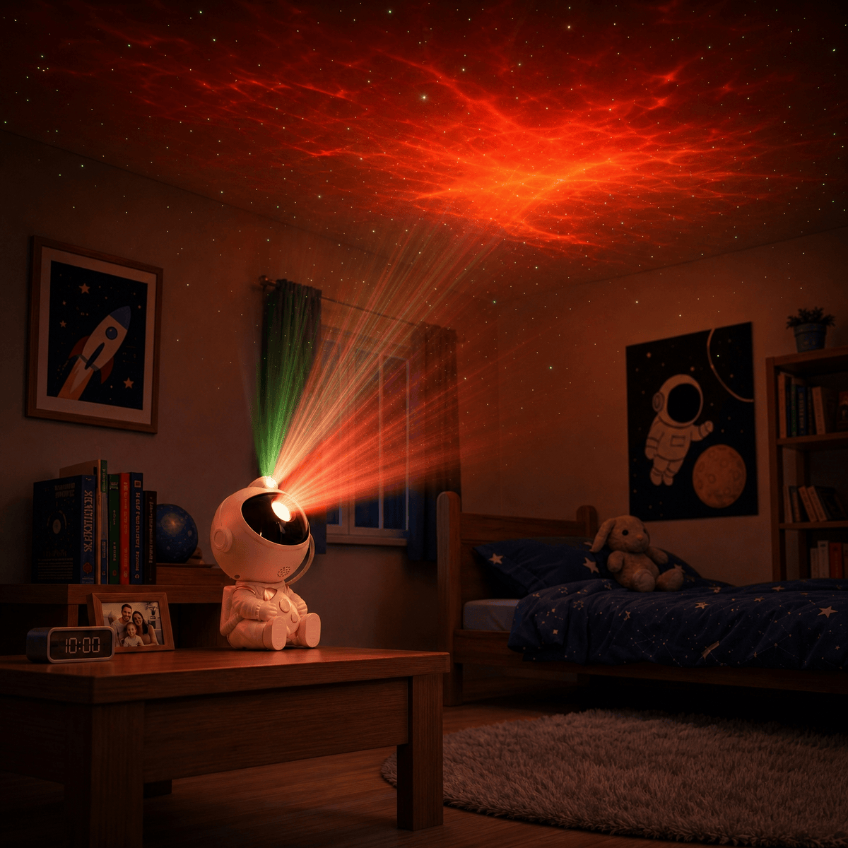 Veilleuse projecteur astronaute LED Les Petites Loupiotes