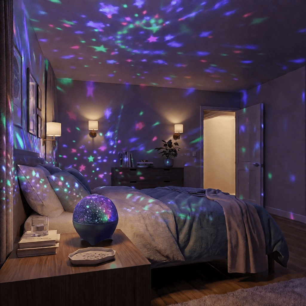 Veilleuse projecteur galaxie rechargeable LED Les Petites Loupiotes
