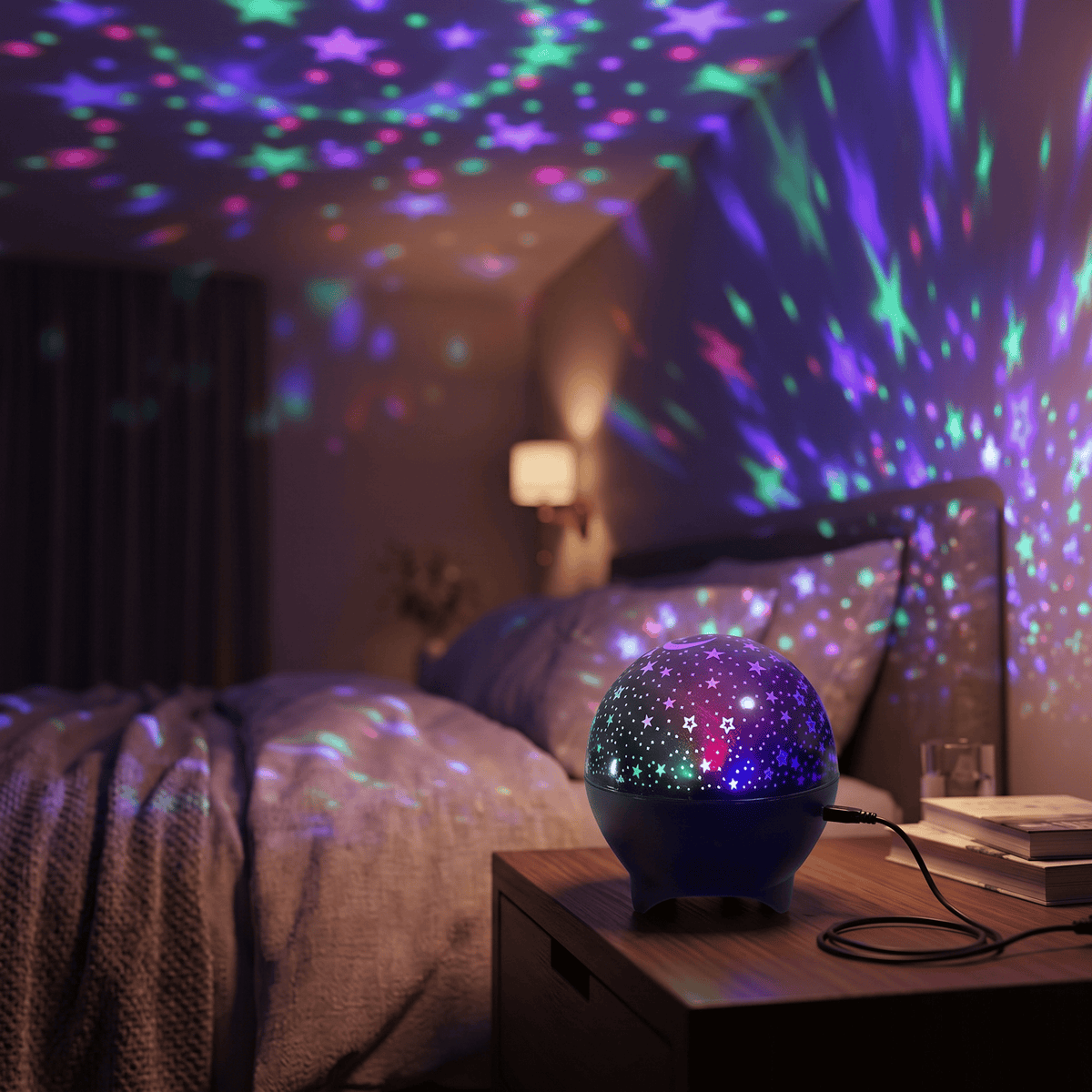 Veilleuse projecteur galaxie rechargeable LED Les Petites Loupiotes