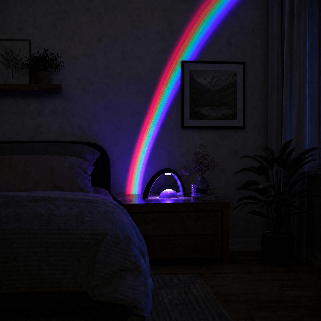 Veilleuse projecteur LED arc-en-ciel Les Petites Loupiotes