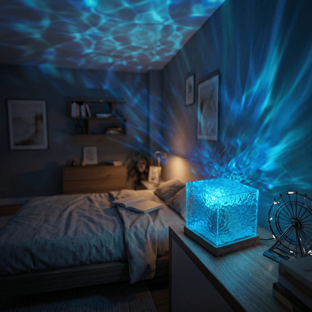 Veilleuse projection cube Les Petites Loupiotes