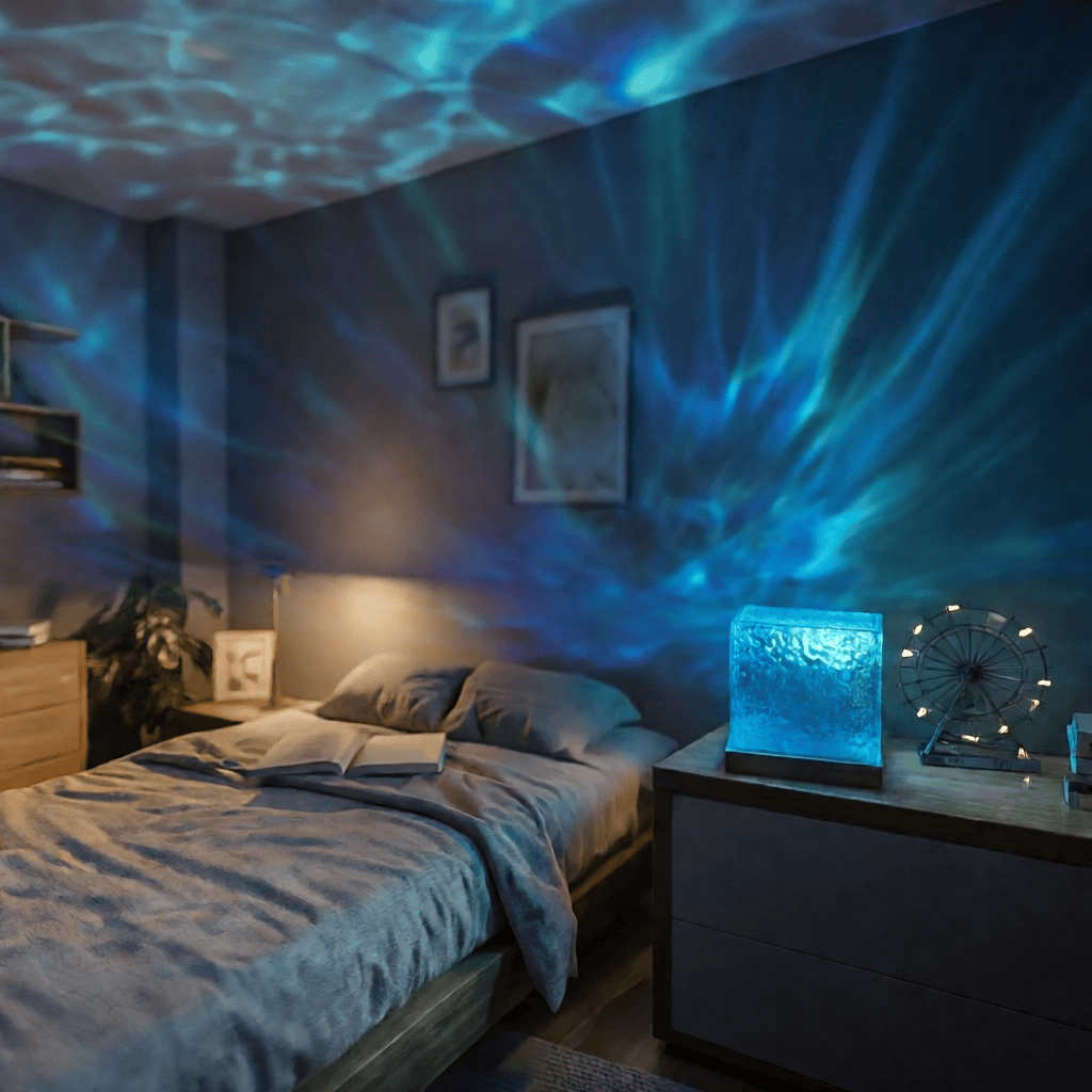 Veilleuse projection cube Les Petites Loupiotes