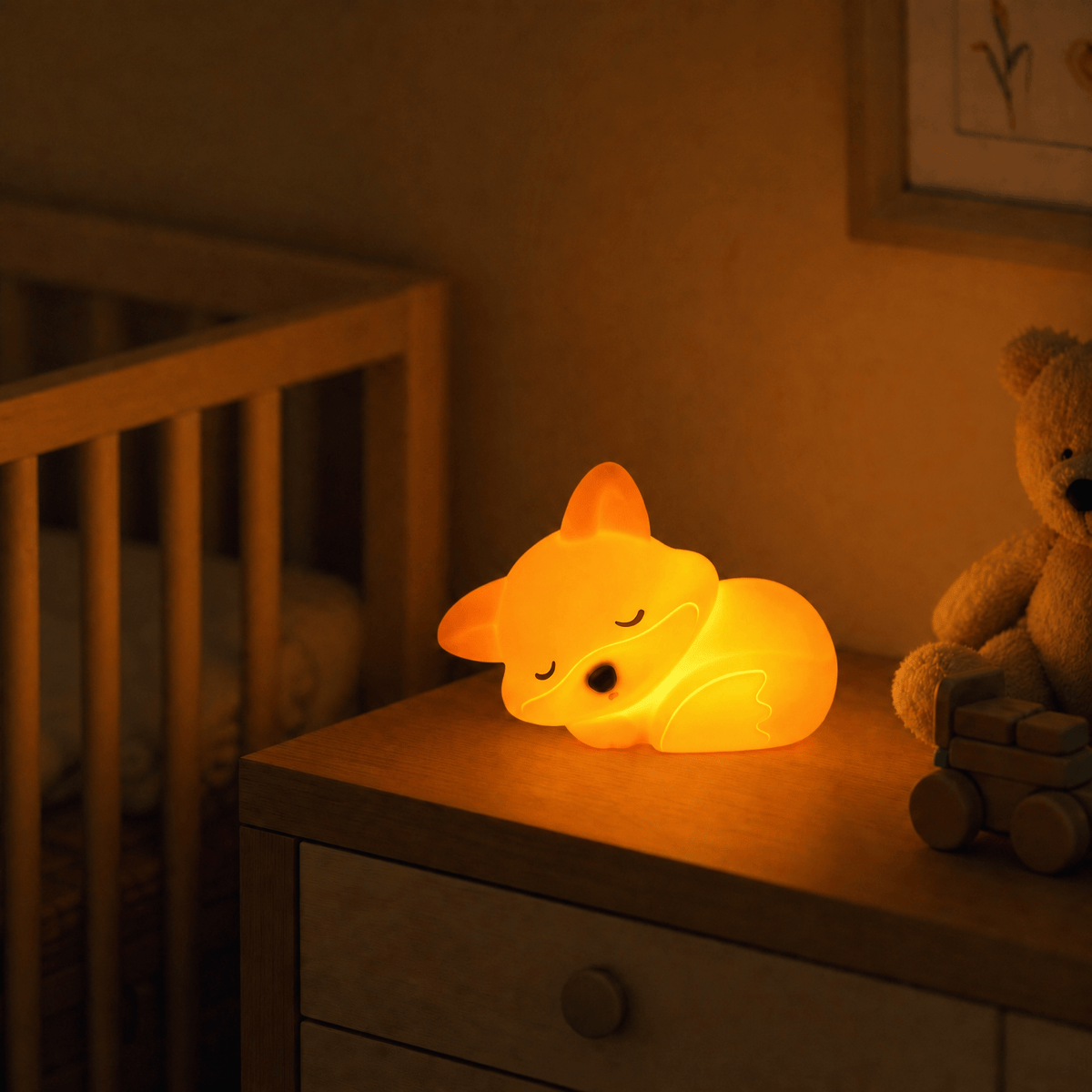 Veilleuse renard enfant rechargeable LED Les Petites Loupiotes