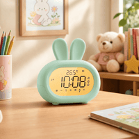 Veilleuse réveil enfant lapin rechargeable Les Petites Loupiotes